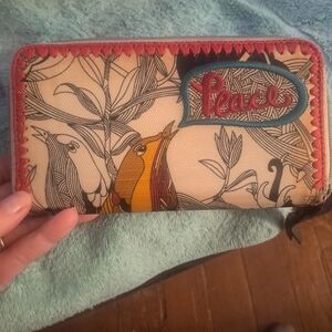 Sakroots Multicolor Peace Wallet
